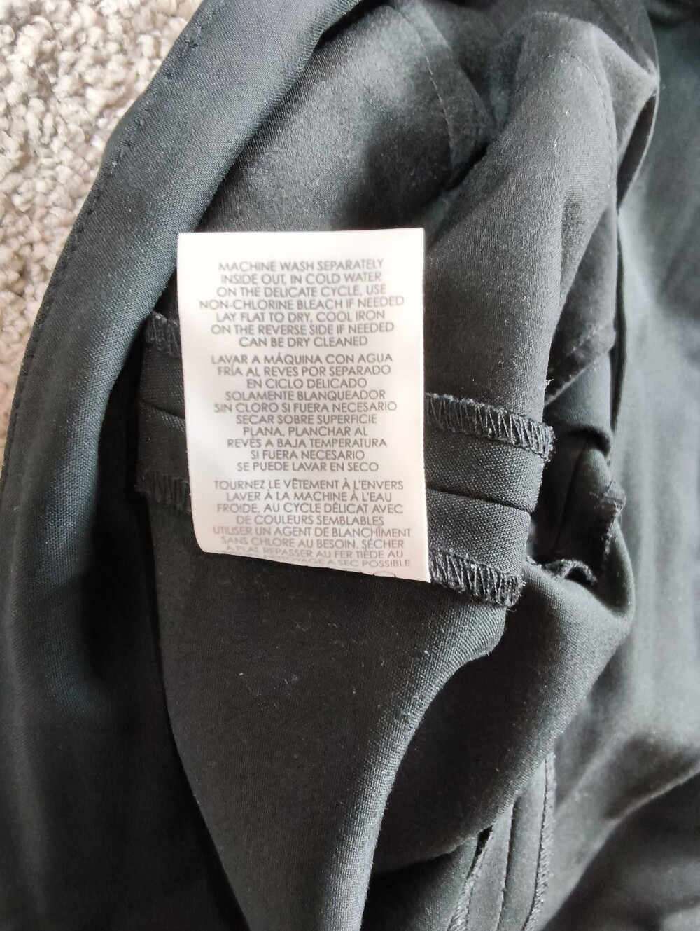 CAbi 5502 Hero Trouser Black Pants Button Zipper Closure Side Pockets Size 8 - Picture 5 of 5